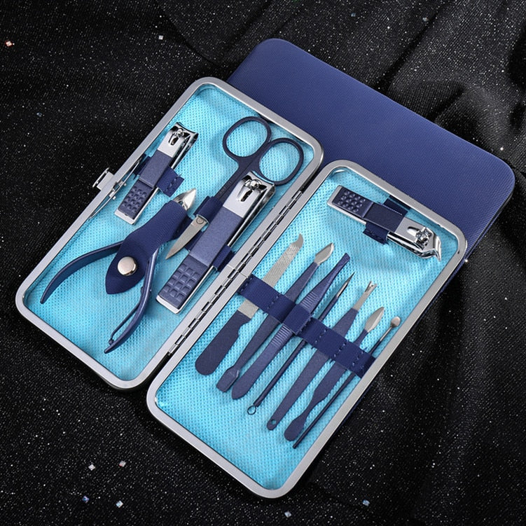 Deluxe Detail Stainless Steel Manicure Tool Set