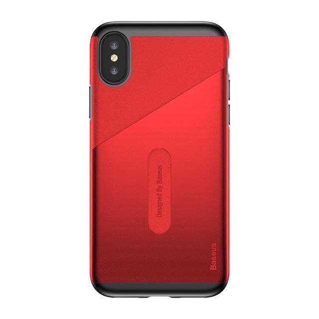 Creative Smart Leather Phone Case For iPhone X