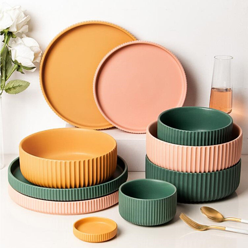 Colorful Ceramic Dinner Plate