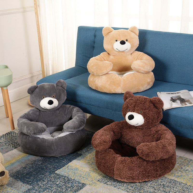 Snuggly Bear Super Soft Comfy Pet Bed