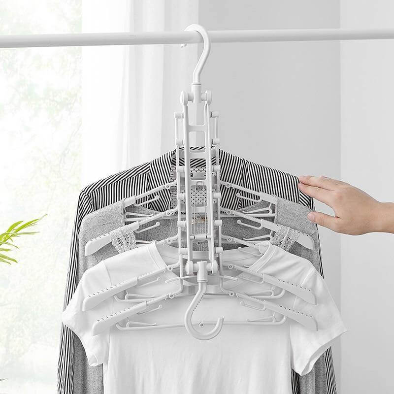 Foldable Non Slip Easy Storage Smart Clothes Hanger