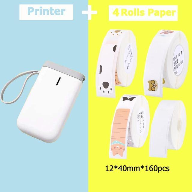 Portable Mini Wireless Label Pocket Printer