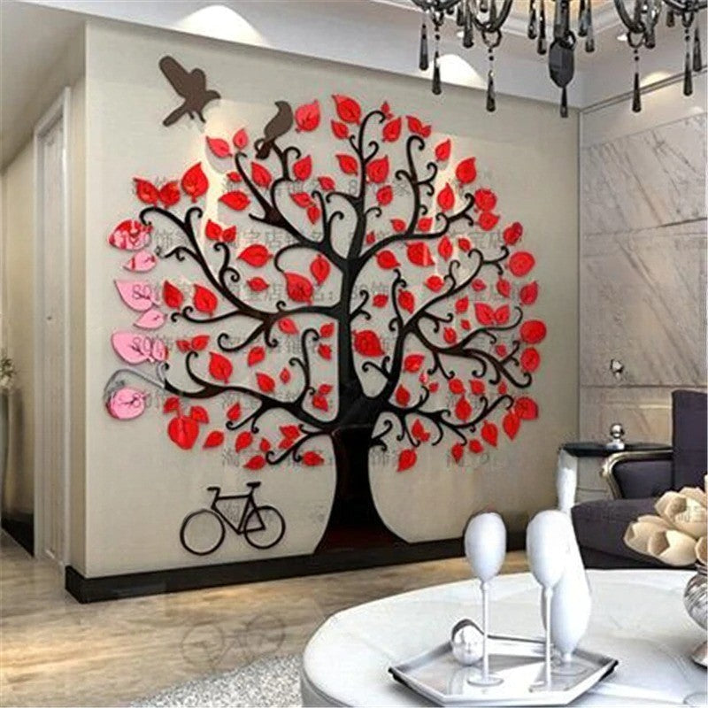 Modern Home 3d Three-Dimensional Tree Wall Stickers