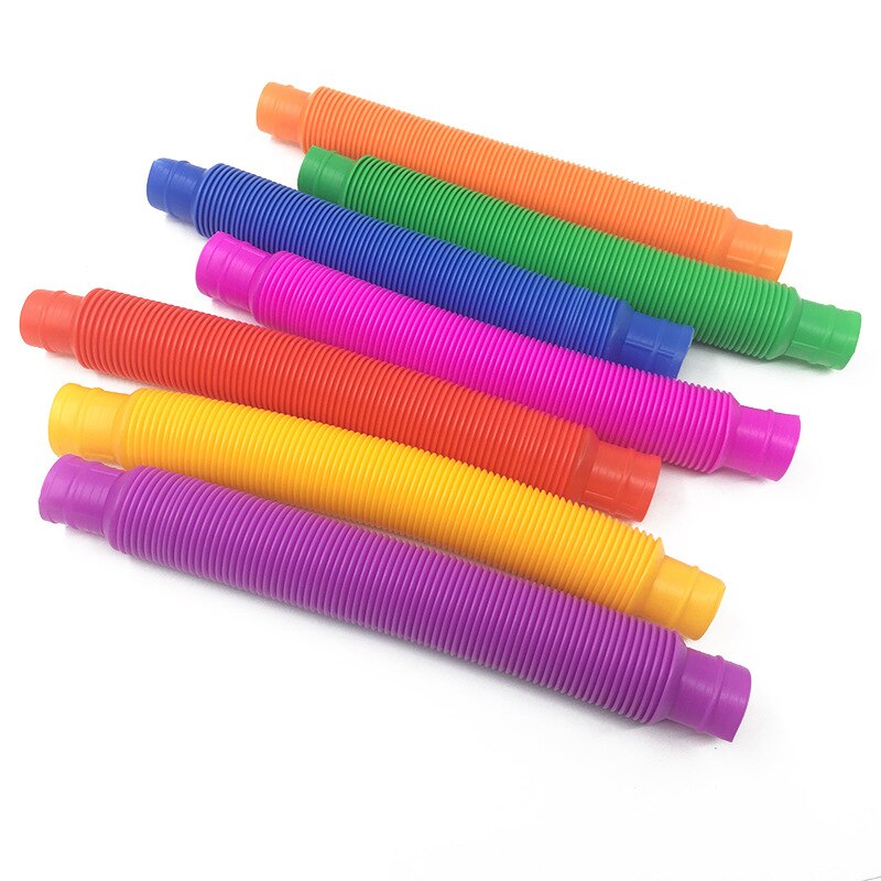 Anti-Stress Colorful Tube Fidget Toy