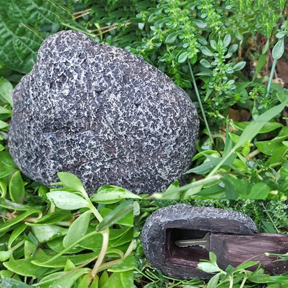 Hidden Stone Design Garden Security Box