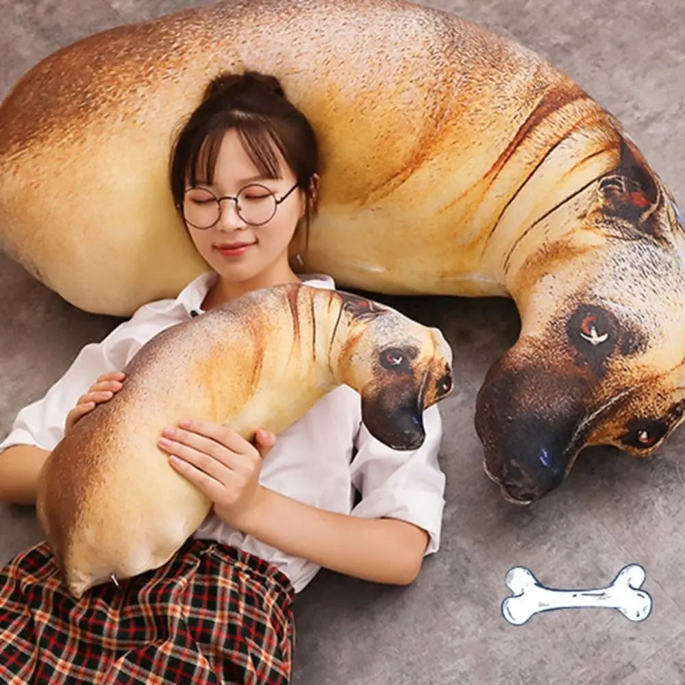 Realistic Dog Soft Dog Plush Pillows