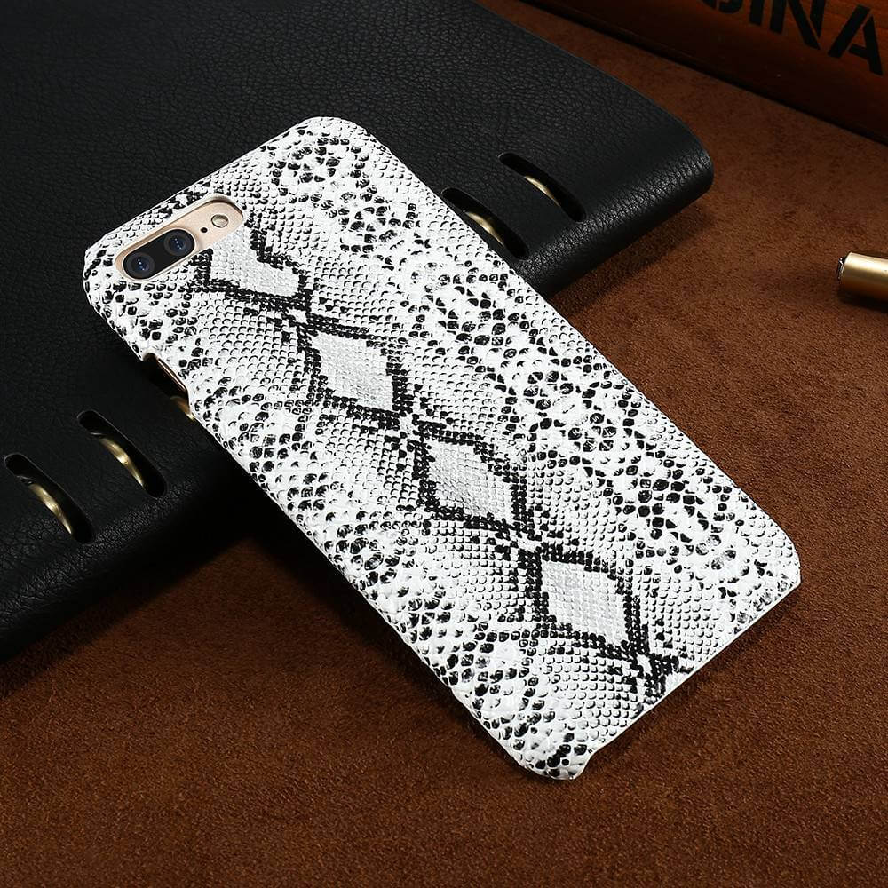 Luxury Crocodile Snake Leather Case For Iphone