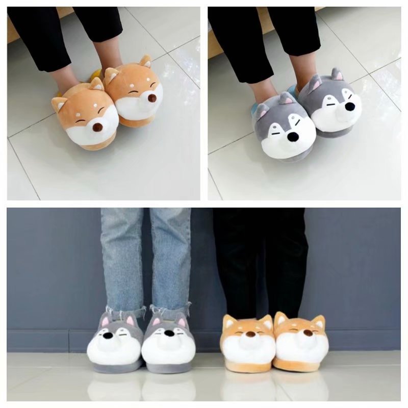 Cute Cartoon Puppy Cozy Indoor Slippers