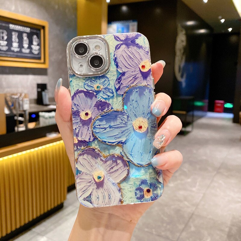 Flower Glow Soft Shockproof iPhone Case