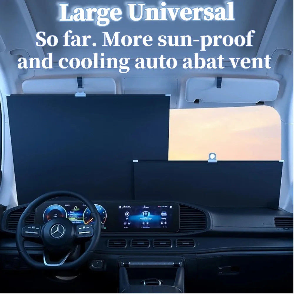 Retractable Anti-UV Light Car Windshield Sunshade