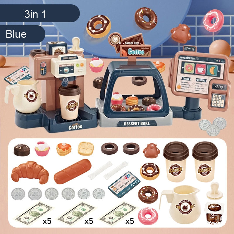 Kids Coffee Shop Toy Set