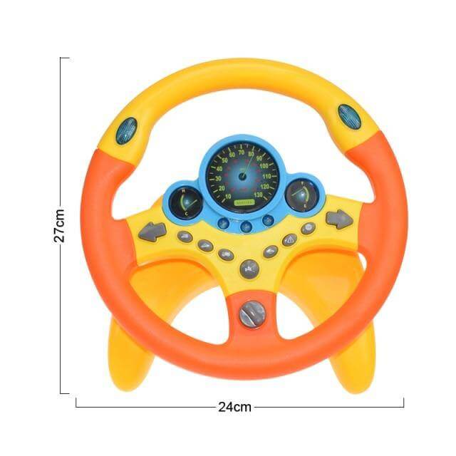 Electric Educational Car Simulation Steering Wheel Toy