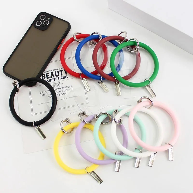 Hanging Ring Soft Anti-Lost Phone Holder Bracelet