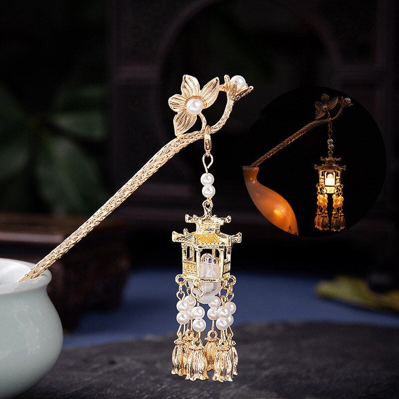 Ancient Style Lantern Hair Pins