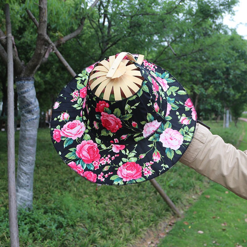 Cute Bamboo Folding Summer Cap