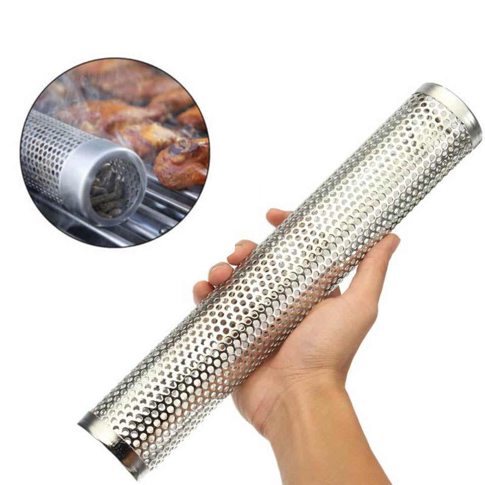 Stainless Steel BBQ Smoking Mesh Pipe