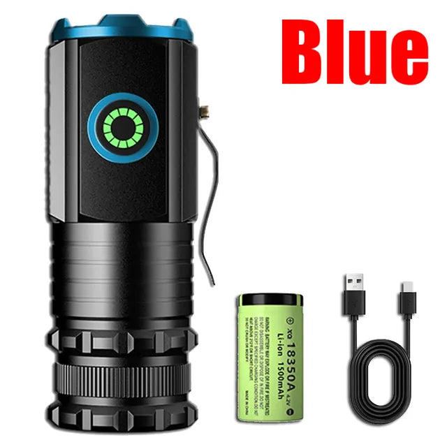 Mini Powerful Beam Outdoor EDC Flashlight