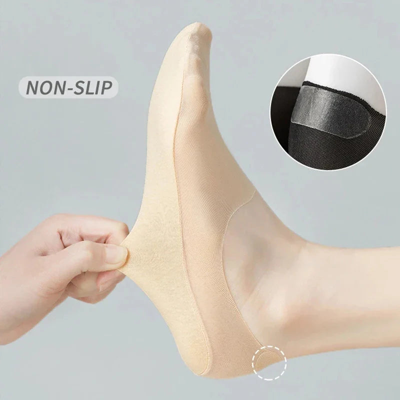 Invisible Breathable Mesh Anti-Slip Socks