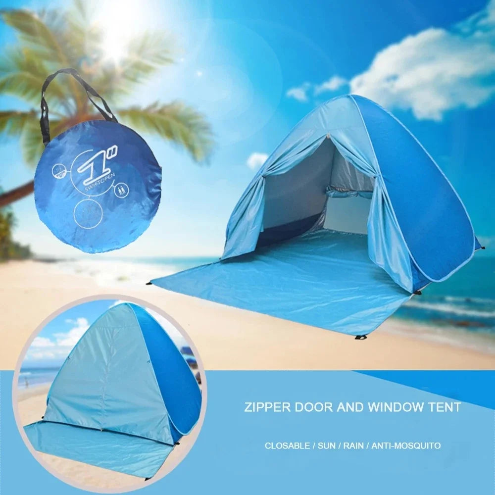 Automatic Pop-Up Ultralight Full Shade Beach Tent