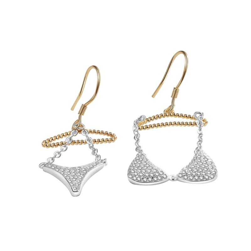 Sun Kissed Bikini Shape Earrings