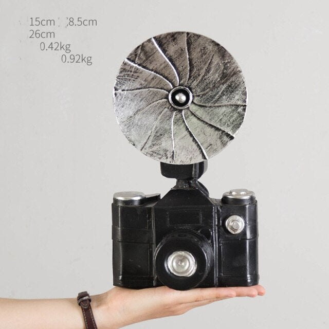 Vintage Style Old-fashioned Artificial Film Player Telephone Camera Projector