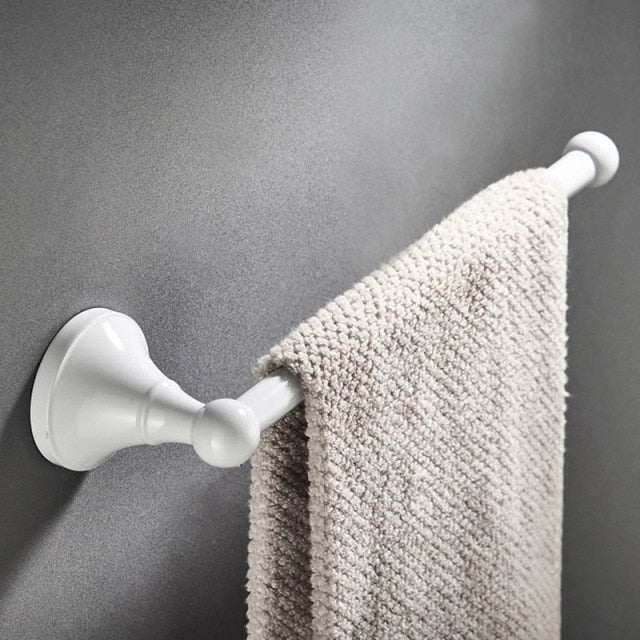 Wall-Mounted Bathroom Accessories Holder Set