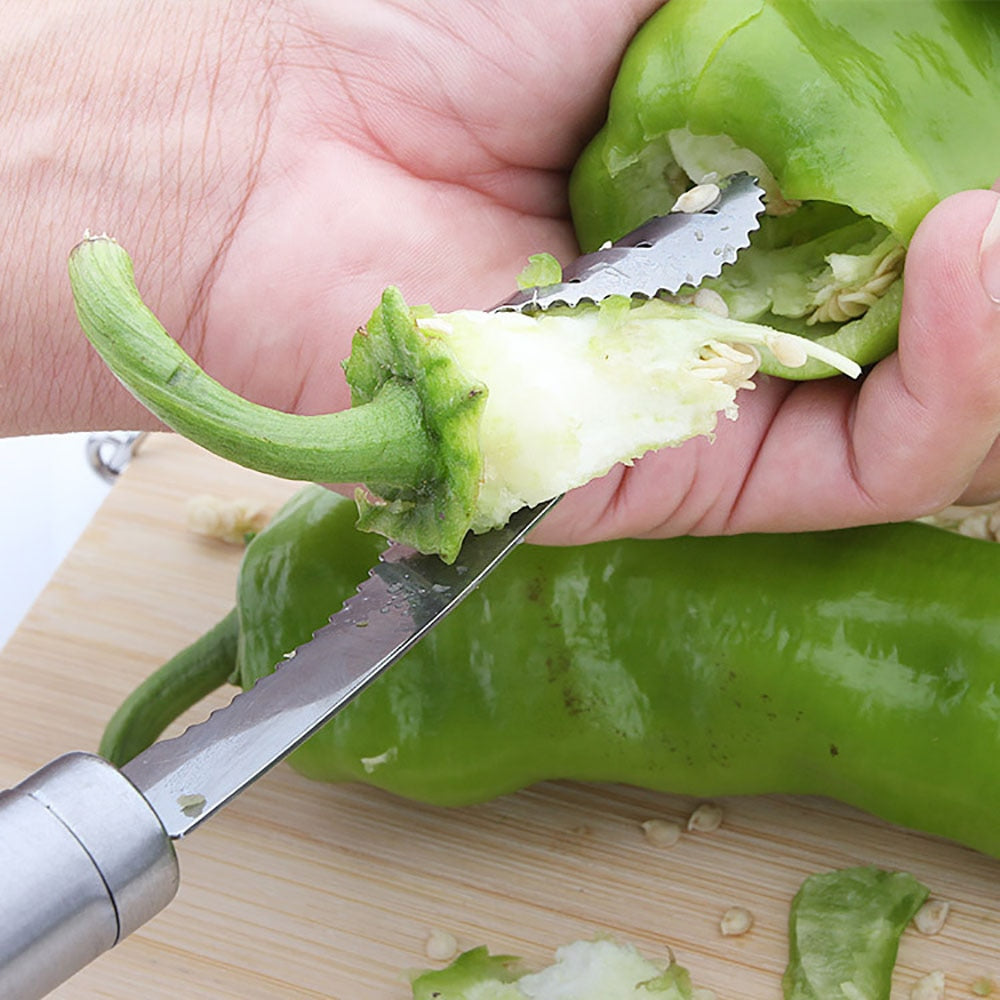 Stainless Steel Chili Pepper Seed Remover