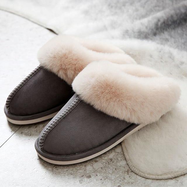 Lightweight Washable Comfy Plush Slippers