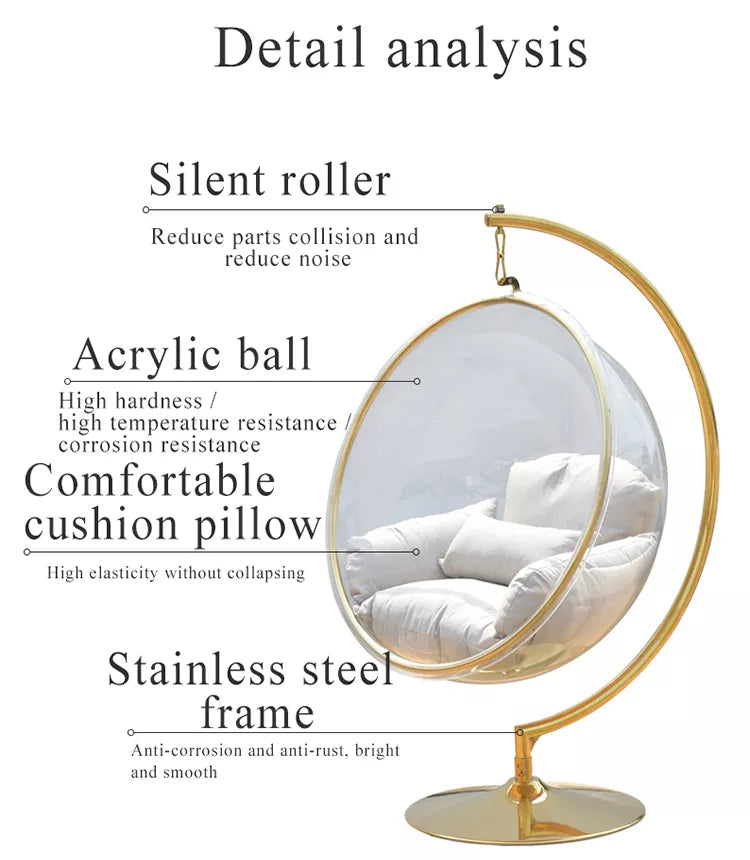 Egg Pod Swing Bubble Chair