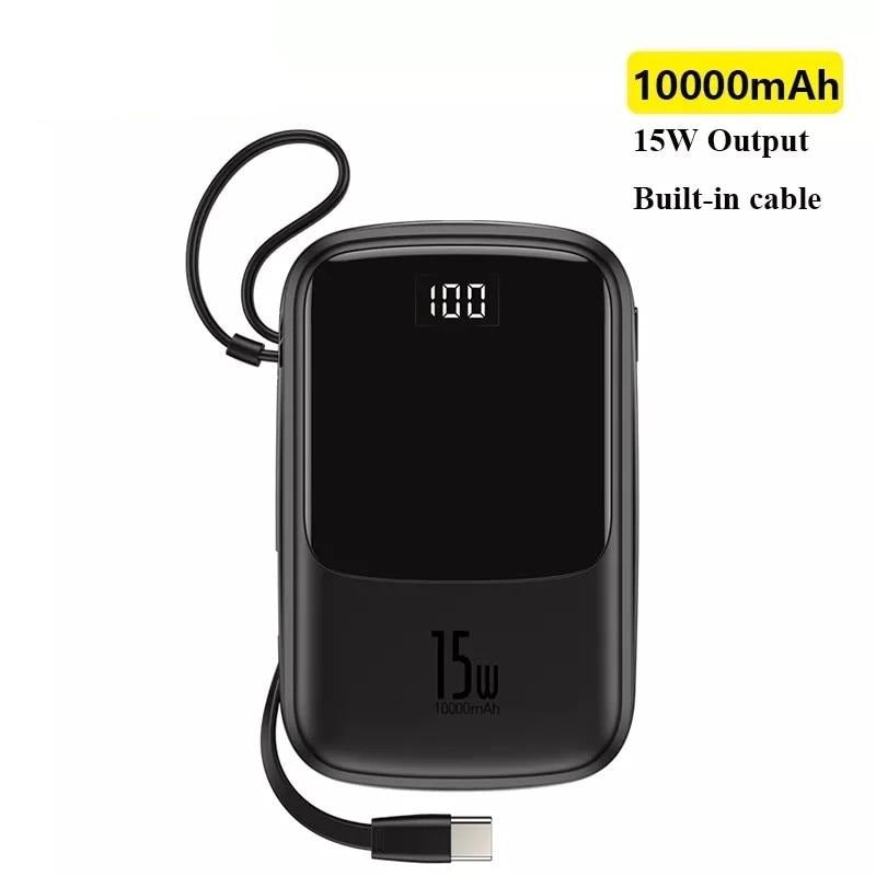 Built-in Charger Mini Power Bank