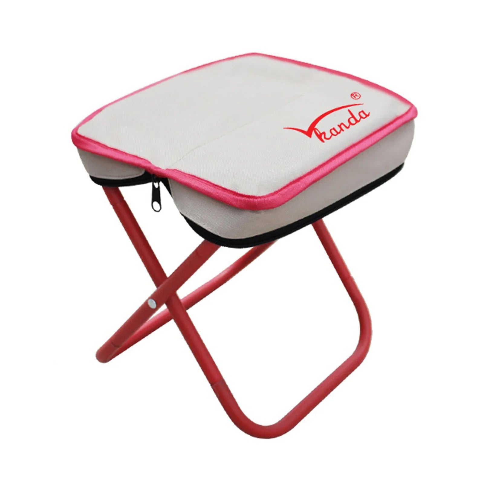 Space-Saving Lightweight Stainless Steel Foldable  Stool