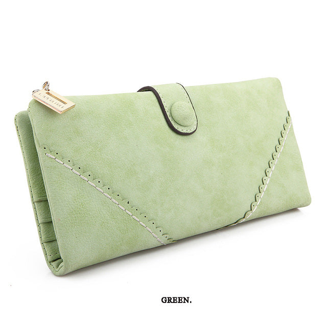 Retro Matte Leather Women Purses