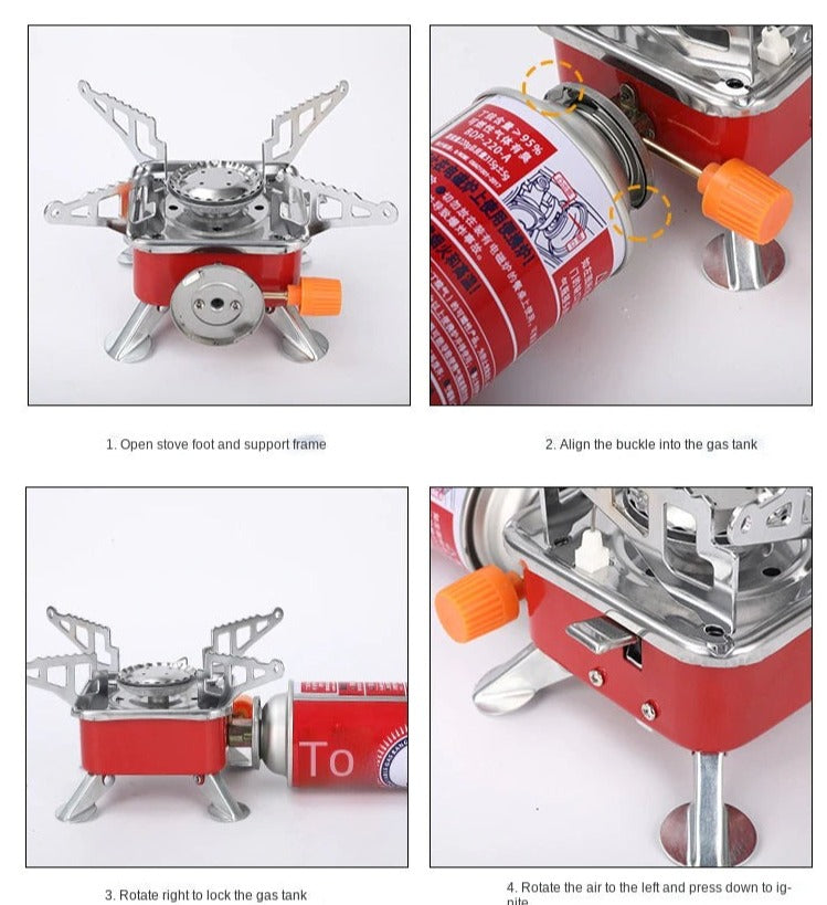 Portable Camping Travel Mini Gas Stove