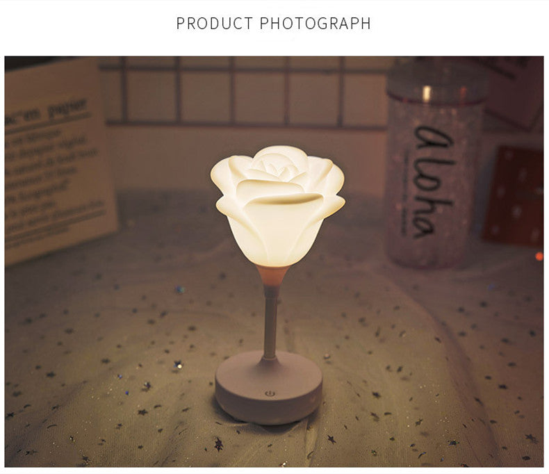 Rose Flower Romantic Touch Night Light