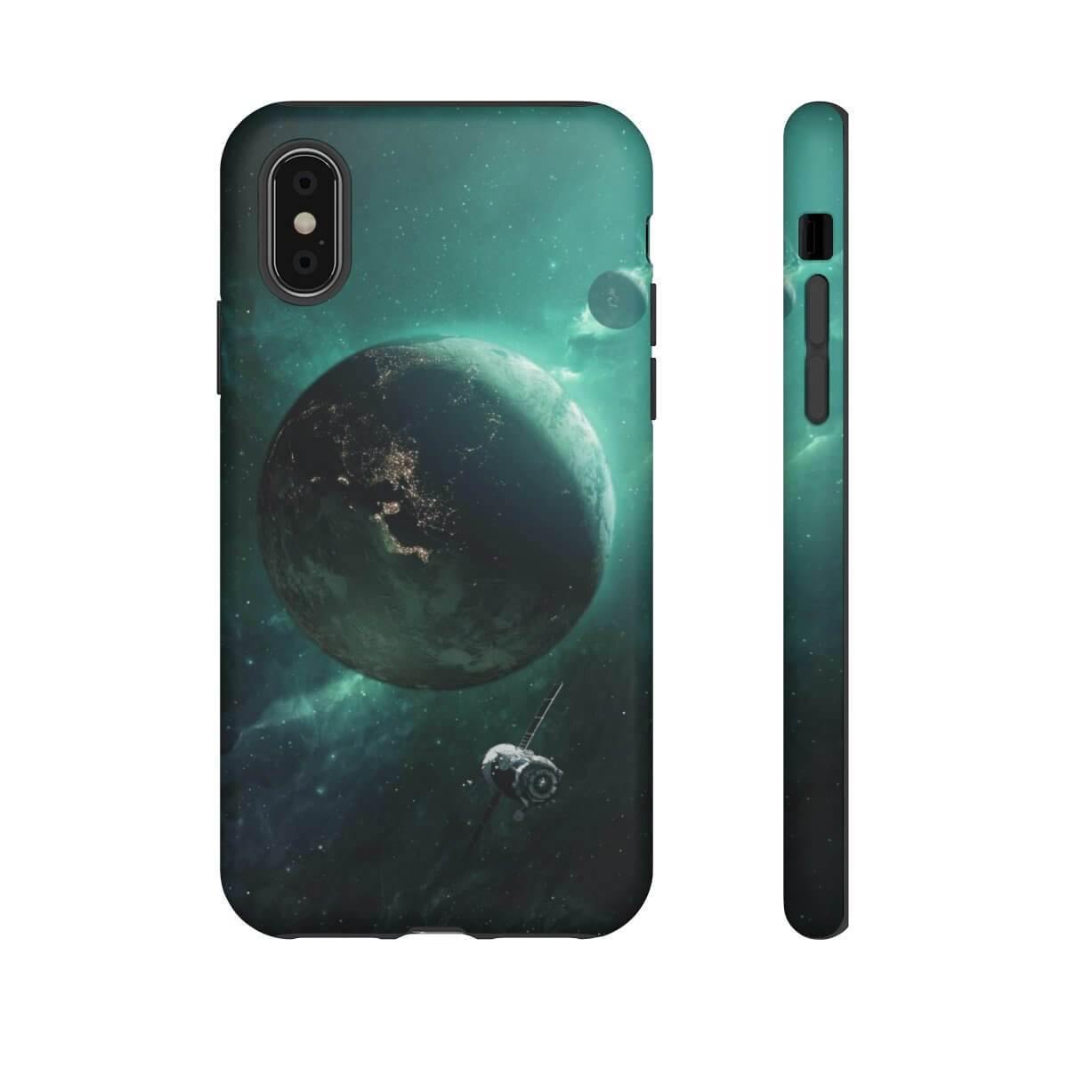 Green Planet Space Tough High Quality iPhone Cases