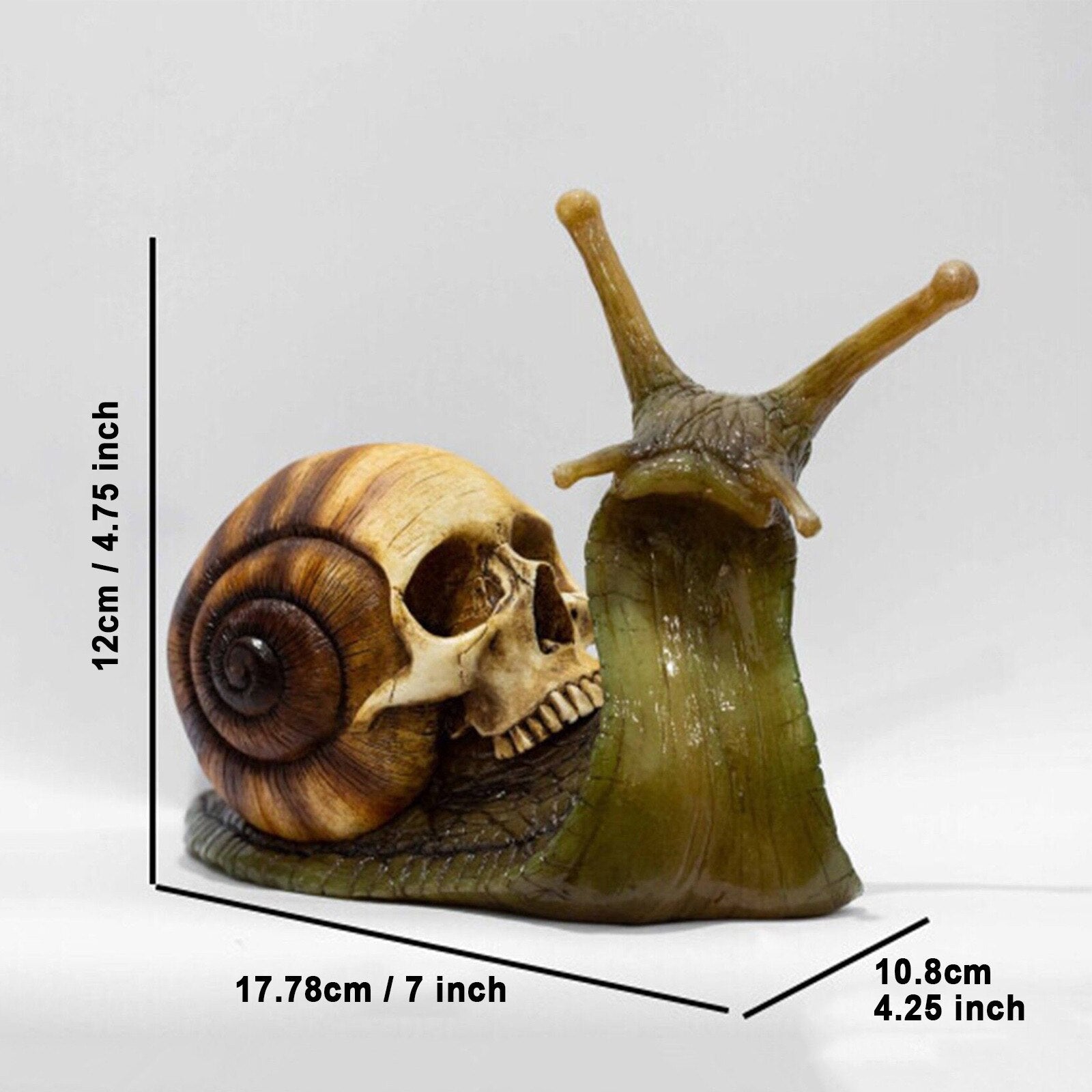 Horror Snail Miniature Sculpture