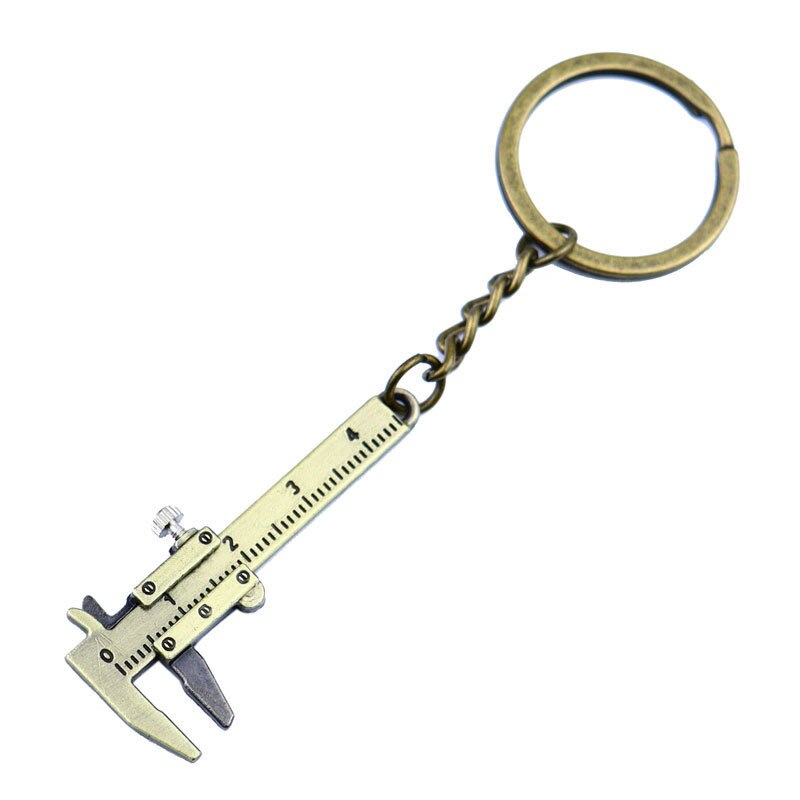 Mini Caliper Ruler Keychain