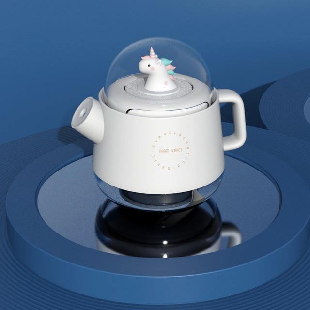 Teapot USB Colorful Air Humidifier Night Light