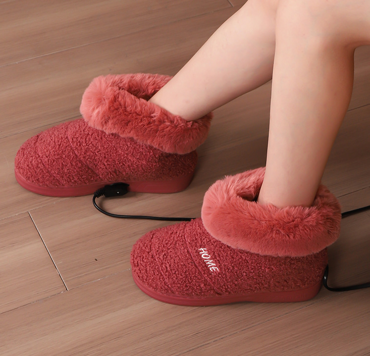 Rechargeable Heated Indoor Winter Slippers