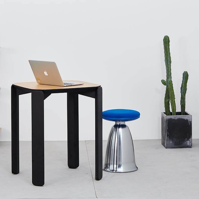 Nordic Modern Soft Metal Stool