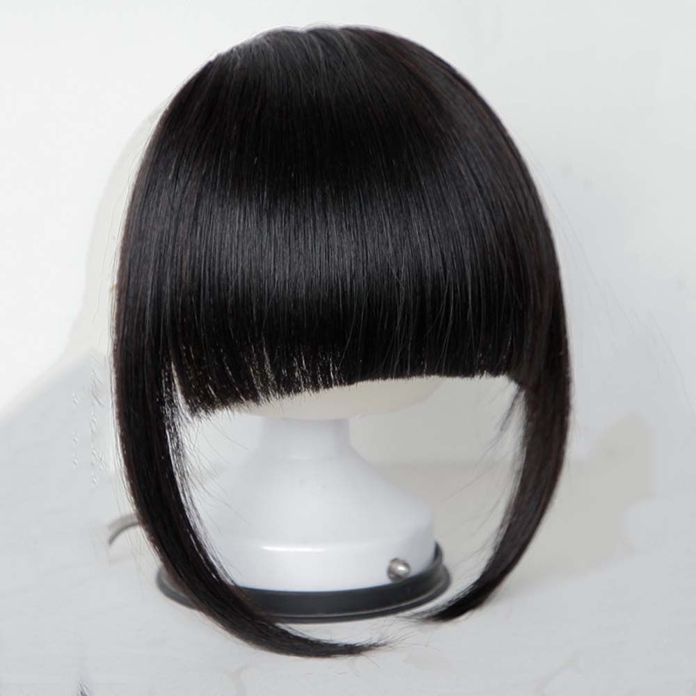 Clip-On Natural Look Synthetic Hair Bangs