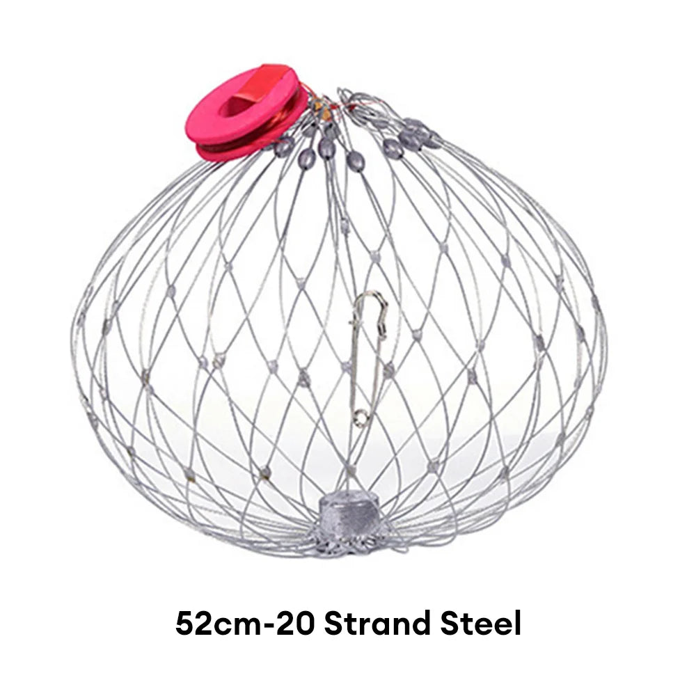 Collapsible Easy Open Trap Steel Fishing Net