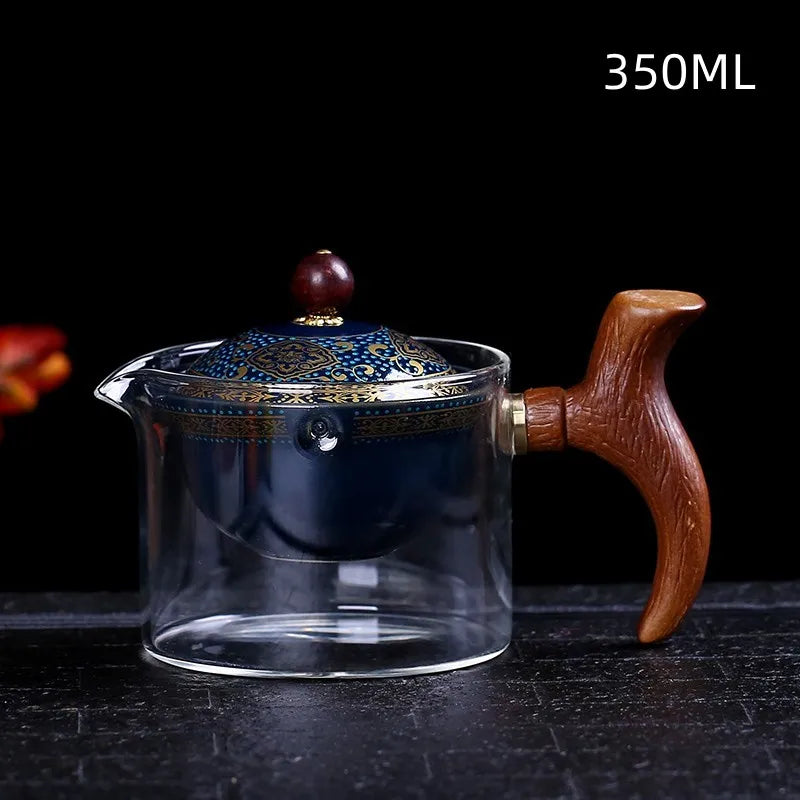 Traditional Harmony Ceramic Rotating Teapot