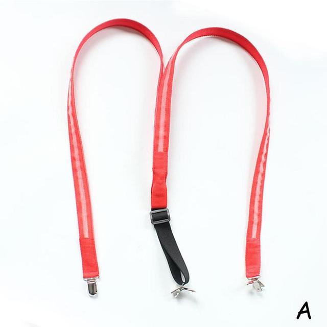 Unisex Led Illuminated Clip-on Suspenders