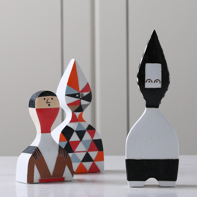 Creative Abstract Puppet Figurines