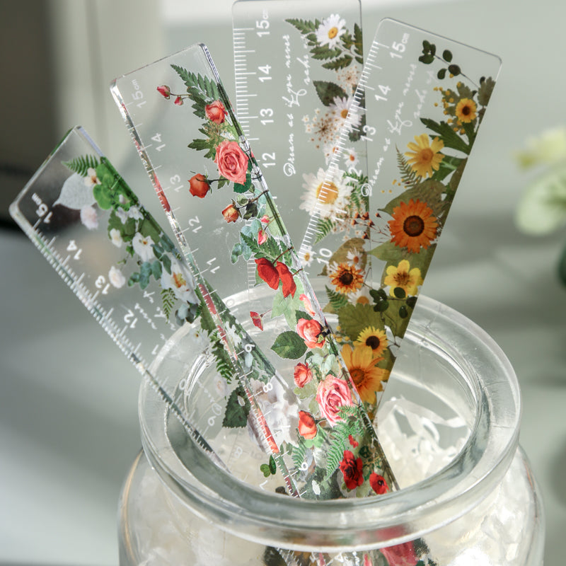 Cottagecore Daisy Flower Ruler