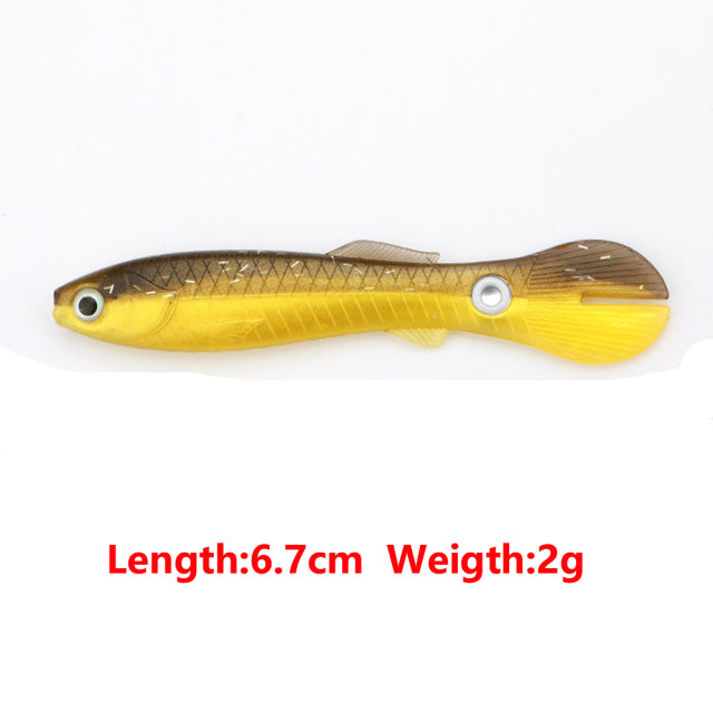 Realistic Reflective Soft Fishing Artificial Bait