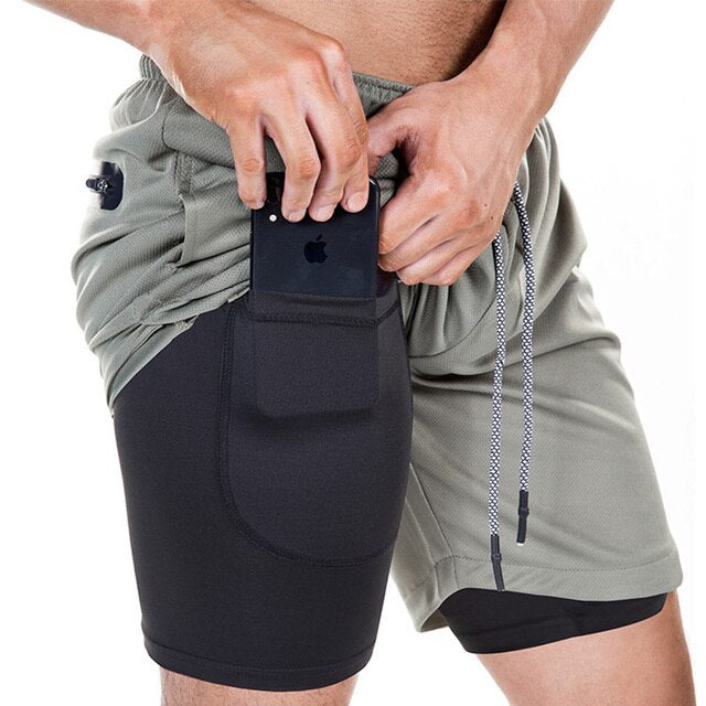 Secure Pocket Fitness Shorts