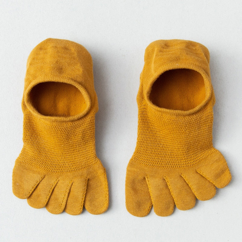 Breathable Cotton Toe Socks