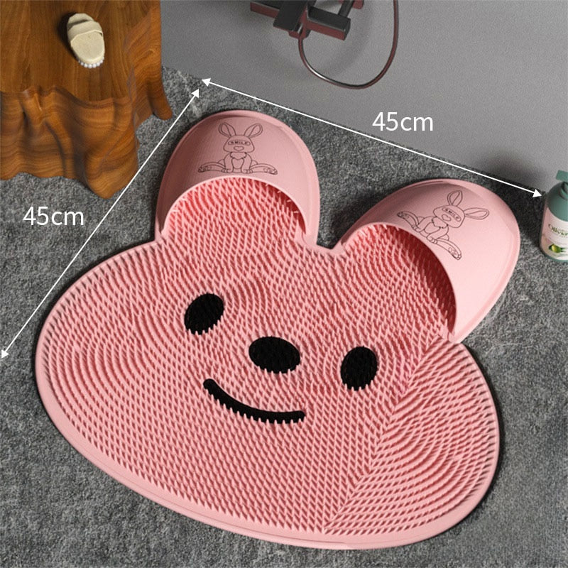 Massage Rabbit Bath Floor Mat